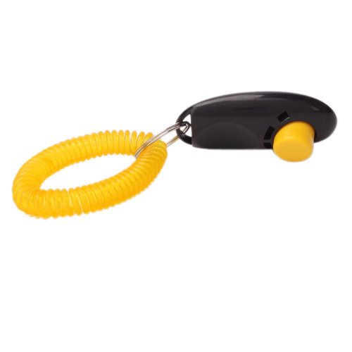 SODIAL Clicker para Entrenamiento de Perros, Negro