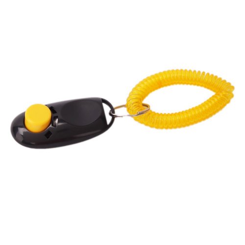 SODIAL Clicker para Entrenamiento de Perros, Negro