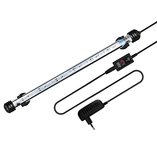 Sonnewelt Iluminación subacuática LED para acuario, cubierta impermeable, 48 cm, 5 W, iluminación subacuática para acuarios