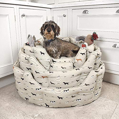 Sophie Allport Woof - Cama para perro, tamaño pequeño