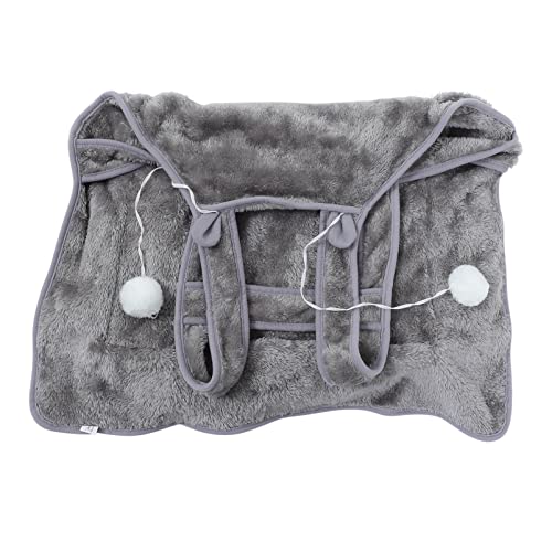 STOBOK Fleece Pet CARRERPORTA Bolsa Gato Sombra de Dormir Holding Delantal Smal Cat Dog Sling Acompañar La Bolsa del Portador con Las Manos de Bolsillo Portador de Hombros Gratis para