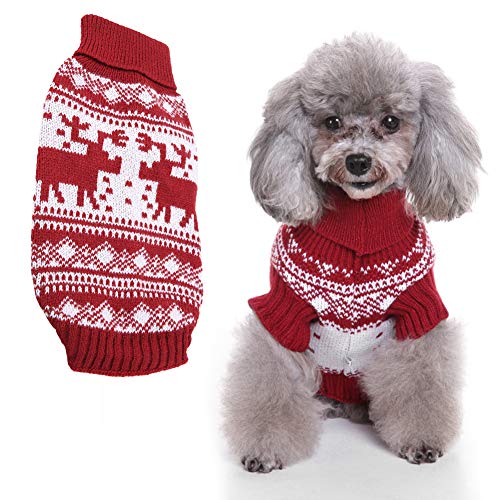 Suéteres para Perros Femeninos, Ropa de Perro Salchicha, Traje de Navidad para Perros, Pijamas de Navidad para Perros, Ropa para(DYD59 Red XXL)