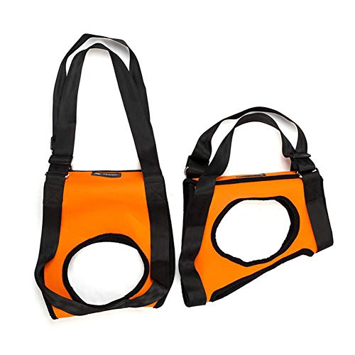 Sunfauo Arnes Perro Grande Arnes Perro Patas Traseras Soporte de Cadera para Perros Perro Levantar Apoyo Caminando Mascota Ayuda Perro Llevar Honda Orange,Front-Leg-l