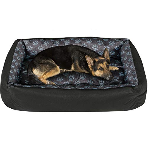 SuperKissen24. - Cama Perro para Perros y Gato - Impermeable - Grande y Mediano Perros - Patas y Lino XL