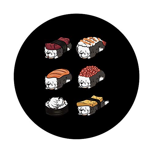 Sushi Bobtail Perro PopSockets Agarre y Soporte para Teléfonos y Tabletas