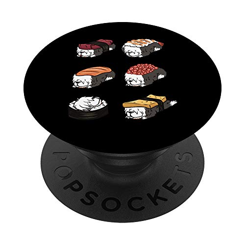 Sushi Bobtail Perro PopSockets Agarre y Soporte para Teléfonos y Tabletas