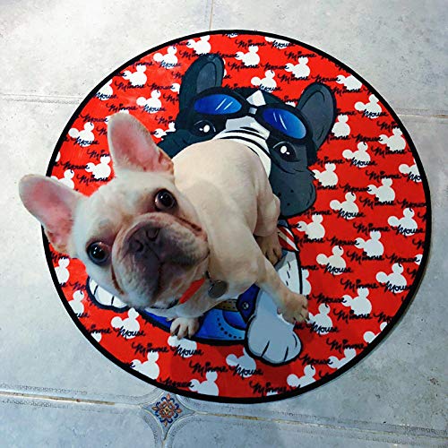 SYQY Soft Puppy Big Dog Matket Mat Impermeable Cama para Mascotas para Perros pequeños Grandes Pug Golden Retriever Pitbull Cestas para Animales Petshop-Golden_Retriever_S-diámetro_57cm