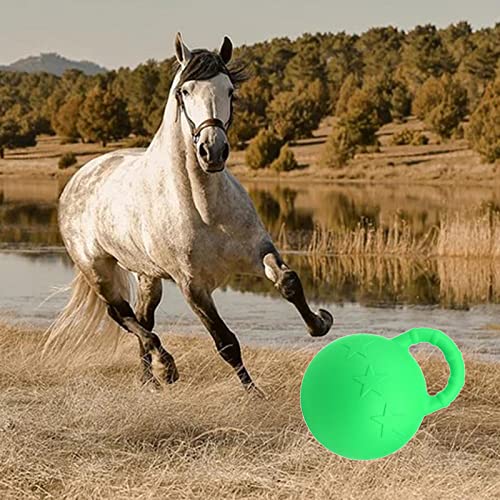 T TOOYFUL Pelota de Juguete de Caballo con Aroma de Fruta Doctor Horse Perros Estable Patio Juguete - Verde Claro