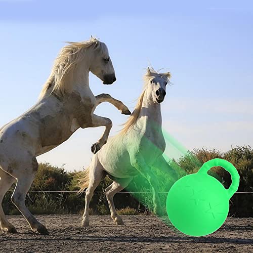 T TOOYFUL Pelota de Juguete de Caballo con Aroma de Fruta Doctor Horse Perros Estable Patio Juguete - Verde Claro