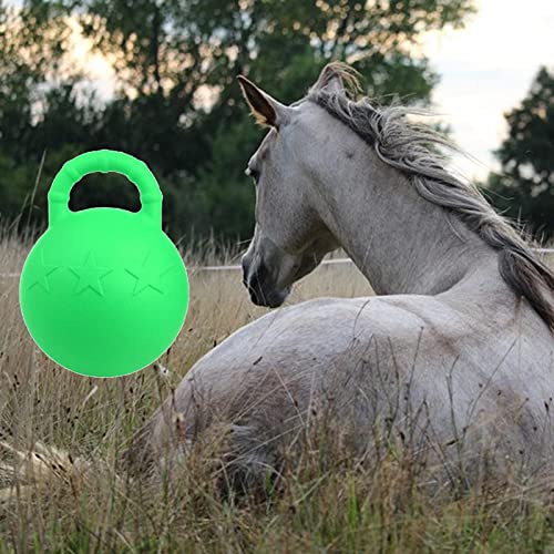 T TOOYFUL Pelota de Juguete de Caballo con Aroma de Fruta Doctor Horse Perros Estable Patio Juguete - Verde Claro