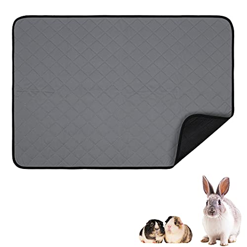 Tapete Para Jaula de Conejillo de Indias, Lavable Impermeable Manta Absorbente Para Animales Pequeños Conejo Enano (1 unidad, 70 * 100 cm)