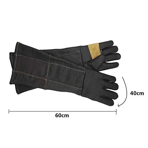 TARTIERY Guantes antimordeduras para gatos y perros, de piel suave, gruesos, resistentes a los arañazos, a las mordeduras