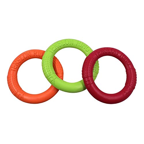 Tekaopuer EVA Bounce - Anillo flotante de goma para pelotas de tenis (18 cm, naranja)