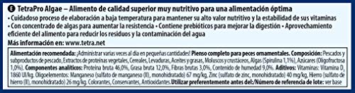 Tetra Pro Algae Multi-Crisps 10 L - Alimento completo con un valor nutritivo óptimo, concentrado de algas adicional favorece la resistencia de los peces