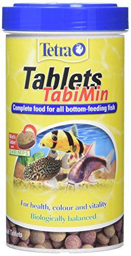 Tetra Tabletas TabiMin, Comida Completa para Pescados Tropicales Que Alimentan Fondo, 1040 Tabletas