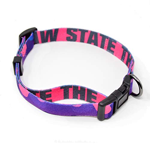 THE PAW STATE | Collar para Perro Ajustable Psychedelic | Tallas XS, S, M y L Disponibles | Suave y Resistente | Collar de Perro Diseñado en España | Donamos el 5% a Protectoras Asociadas