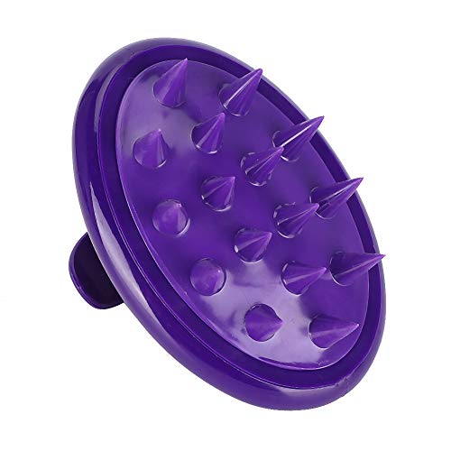 Tomanbery Cepillo de baño para Perros de 3 Colores, Cepillo de baño para Perros, Pelo Largo, Cepillo para champú para Mascotas, para Lavar Mascotas, Perros, Gatos, Caballos para bañar(Purple)