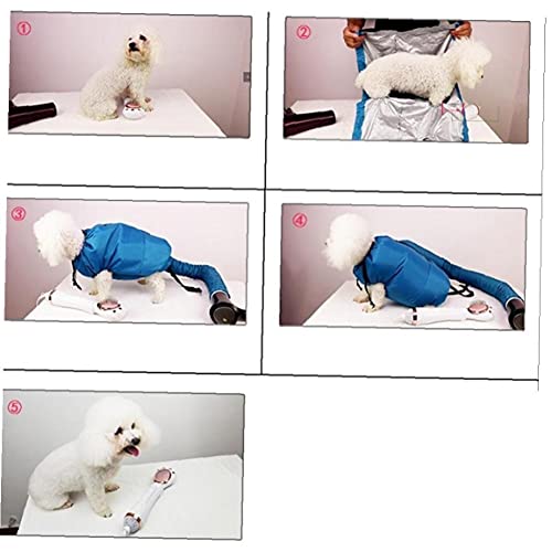 TOSSPER Perro Secado Abrigo Mascota Secado Rápido Bolsa Portátil Mascota Secadora Caja Manos Libres Perrito Aseo Pelo Despeinado Bolsas De Viaje, Absorber Humedad Y Mascota Seca Rápidamente