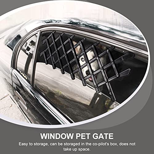 Toyvian Ventana de Coche Puerta para Mascotas Perro Rejilla de Ventilación Rejilla de Rejilla Protector de Ventilación Seguro de La Ventana del Coche Malla de Protección para