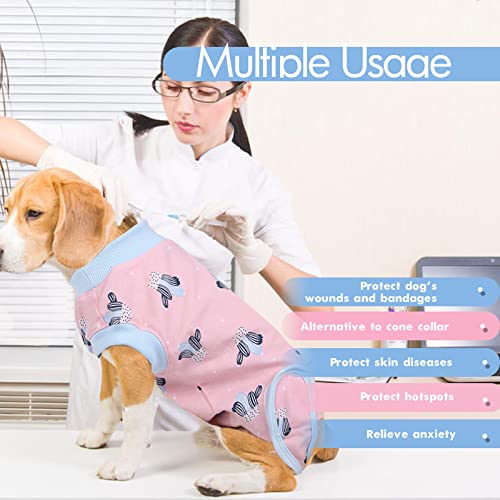 Traje de recuperación para perros, traje de recuperación quirúrgica para perros para mujeres y hombres,alternativas de collares electrónicos de cono, chaleco antilamiendo para mascotas post cirugía