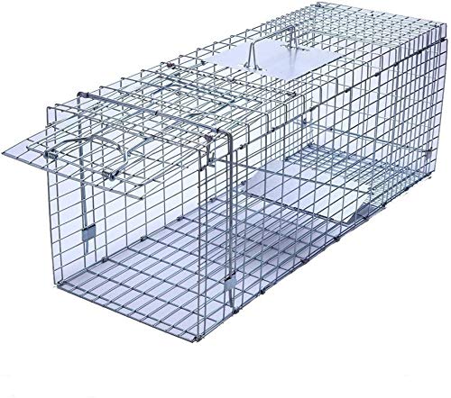 trapro grande plegable humano Animal vivo Jaula Trampa para mapache, zarigüeya, desviación de gato, conejo, y de la Marmota Armadillo