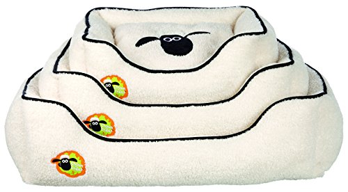 Trixie 36886 Cama La Oveja Shaun, 80 x 50 cm, Crema