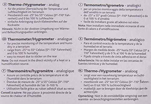 TRIXIE Termómetro/Higrómetro, Analógico para Reptiles