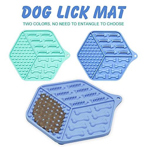 TruuMe Pet Lick Mat, Dog Lick Pad, Almohadilla para Lamer Perros, Alimentación Lenta y Alivio de la Ansiedad, Succión Súper Fuerte, Comida para Perros, Yogur o Mantequilla de Maní