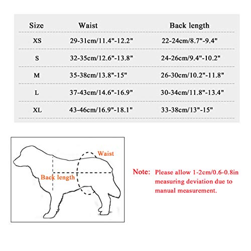 TVMALL Pañales para Perros Pantalones Sanitarios Lavables Reutilizables con Mascotas Perros Fisiológicos para Gatos de Perros Solución Sanitaria para la Incontinencia de Mascotas - 2 Paquetes