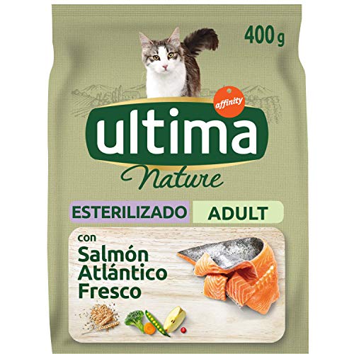 Ultima Nature Pienso para Gatos Esterilizados con Salmón - 400 gr