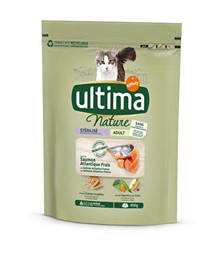 Ultima Nature Pienso para Gatos Esterilizados con Salmón - 400 gr