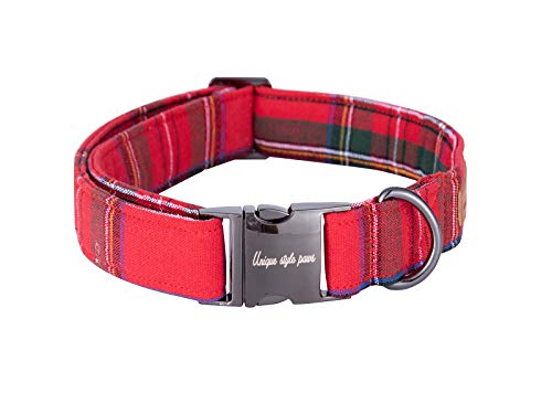 Unique style paws Collar para perro con pajarita ajustable o correa para perros y gatos, pequeño, mediano y grande