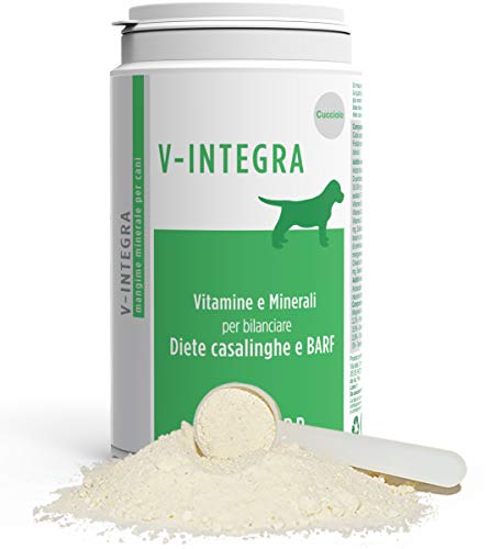 V-Integra Cane Cucciolo Vetekipp Cachorro de Perro - Alimento Mineral para la Dieta casera del Cachorro de Perro - 200 g