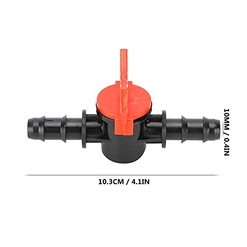 Válvula reguladora de Tanque de Peces de 2 Piezas, Tanque de Peces Controlador de Flujo de Agua Tubo Conector de Tubo Accesorios de Bomba de Aire de Acuario Válvulas de Control de Tanque(10mm)