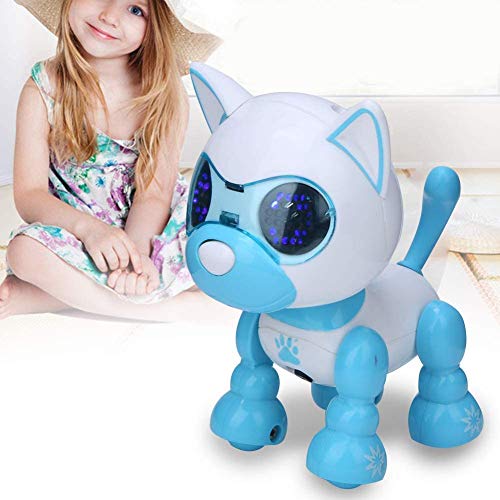 Varadyle Perro Robot Inteligente Perro Mascota Inteligente para NiñOs Luces de Contacto de InduccióN y Sonidos Mascotas ElectróNicas Juguetes de Perros para Mayores de 3 AñOs