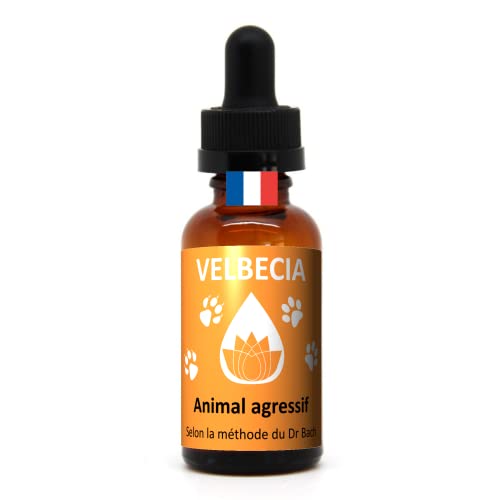 Velbecia® - Flores de Bach Animales agresivos (perros, gatos) SIN ALCOHOL (30 ml)