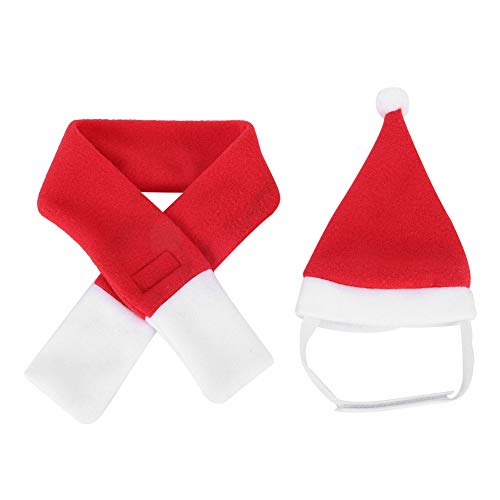 【Venta del día de la Madre】 Gorro de Papá Noel para Mascotas de cumpleaños, Sombreros para Mascotas, Gorro de Papá Noel para Cachorro para Perro Mascota(M)