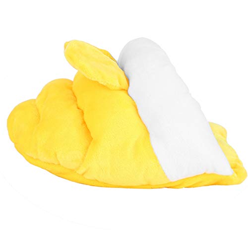 Venta Loca Cama para Dormir para hámster de algodón, Nido para Dormir, Nido para hámster, Planeador de azúcar Lindo para hámster(Yellow, L)