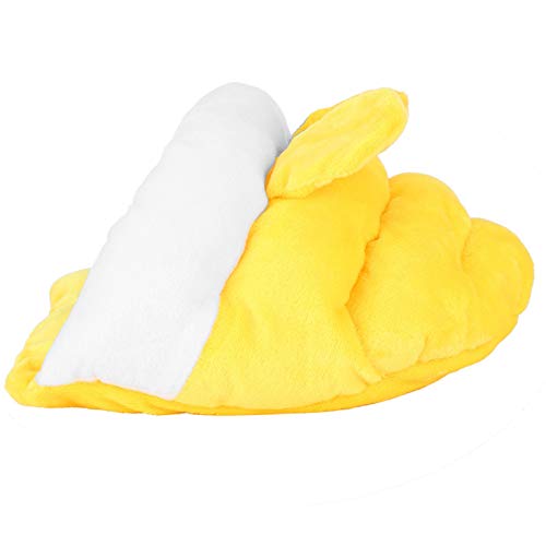 Venta Loca Cama para Dormir para hámster de algodón, Nido para Dormir, Nido para hámster, Planeador de azúcar Lindo para hámster(Yellow, L)