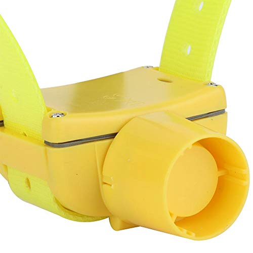 Venta Loca Collar de Caza de Entrenamiento, Collar de Caza de 12 * 11 * 3 cm, zumbador Ligero Bosque Amarillo para Perros Cazador de Caza