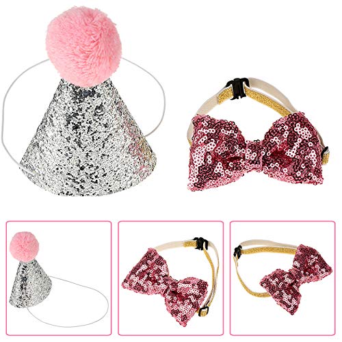 Venta Loca Disfraz Sombrero para Mascotas Bowknot, Sombrero de Fiesta para Mascotas Disfraz para Perros y Gatos para Mascotas Lindo Sombrero para Mascotas Adorable Dulce para Sesión de Foto