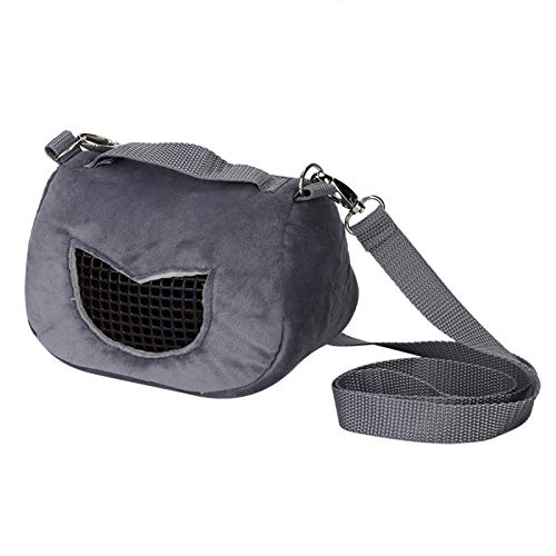 Venta Loca Portador de hámster, Bolsa de Transporte para Mascotas, Bolsa de Salida de Tres tamaños para Mascotas pequeñas Conejillo de Indias(Large)