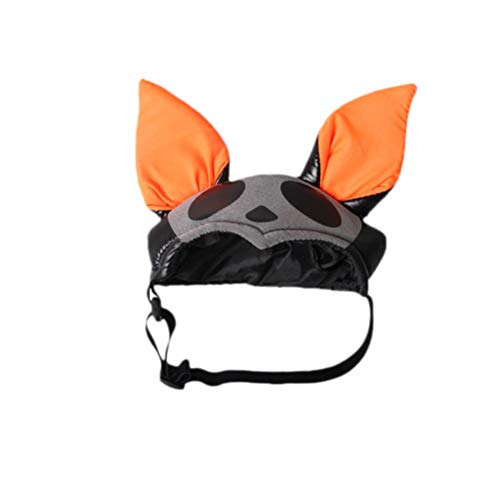 VILLCASE Disfraz de Perro para Mascota, Gorro de murciélago de Animales para Halloween, Gorra, Ajustable, Orejas Grandes, Gorro de Gato (M)