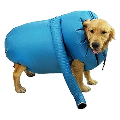 WANGQ Toalla para Perros, Bolsa De Secado para Perros Portátil, Toalla De Secado Rápido para Perro, Secador De Pelo para El Cuidado, Brigo De Secado, para Secar Mascotas Toallas De Baño, Azul