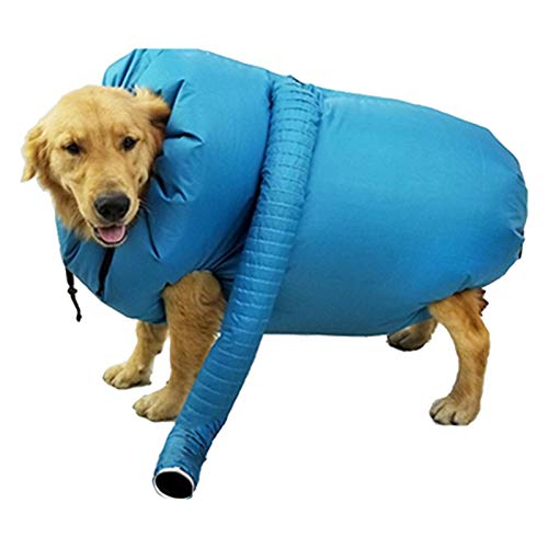 WANGQ Toalla para Perros, Bolsa De Secado para Perros Portátil, Toalla De Secado Rápido para Perro, Secador De Pelo para El Cuidado, Brigo De Secado, para Secar Mascotas Toallas De Baño, Azul