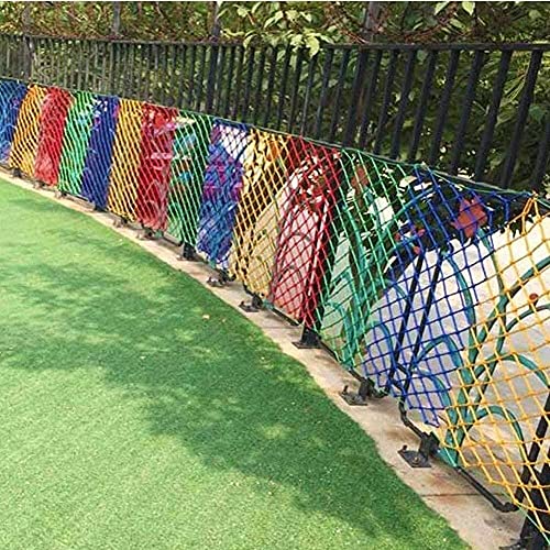 WANXMITE Red Balcon Color Decorativo Malla Escalera Protección Red,Seguridad para niños Escalera Neto Neto Neto,Balcón Prevención de Caída de Alta Altitud Net,Nylon Net Fence Net Pet Pet Trailer Red