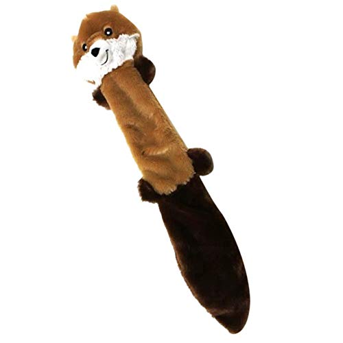 WElerj Mordedor Perro Juguetes Perro Cepillo Dientes Perro Juguetes para Perros Grandes Peluche Mapache Ardilla Juguetes Interactivos para Perros For Juegos Perros Brown