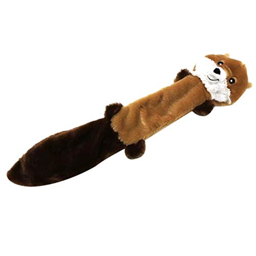 WElerj Mordedor Perro Juguetes Perro Cepillo Dientes Perro Juguetes para Perros Grandes Peluche Mapache Ardilla Juguetes Interactivos para Perros For Juegos Perros Brown