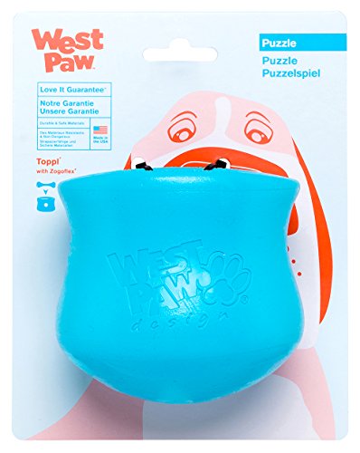 WEST PAW ZG084AQA Toppl Juguete para Perro L, Azul