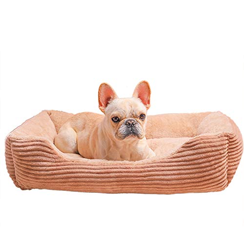 WEWE Cama para Perros Cama para Mascotas Amortiguador del Animal Doméstico,Canasta De Perro Haustierbett Cama Confort Lavable Cama para Perros Y Sofá para Perro Grande Medio-c 90x70x15cm(35x28x6inch)